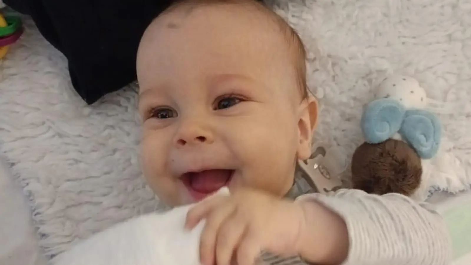 Baby Heiko aus Leutershausen hatte vor etwa einem halben Jahr die Diagnose Leukämie erhalten, jetzt geht es ihm dank einer Stammzellenspende wieder gut. (Foto: privat)