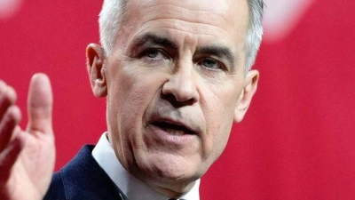 Mark Carney richtete in seiner Siegesrede klare Worte an die Adresse Donald Trumps. (Foto: Justin Tang/The Canadian Press via AP/dpa)