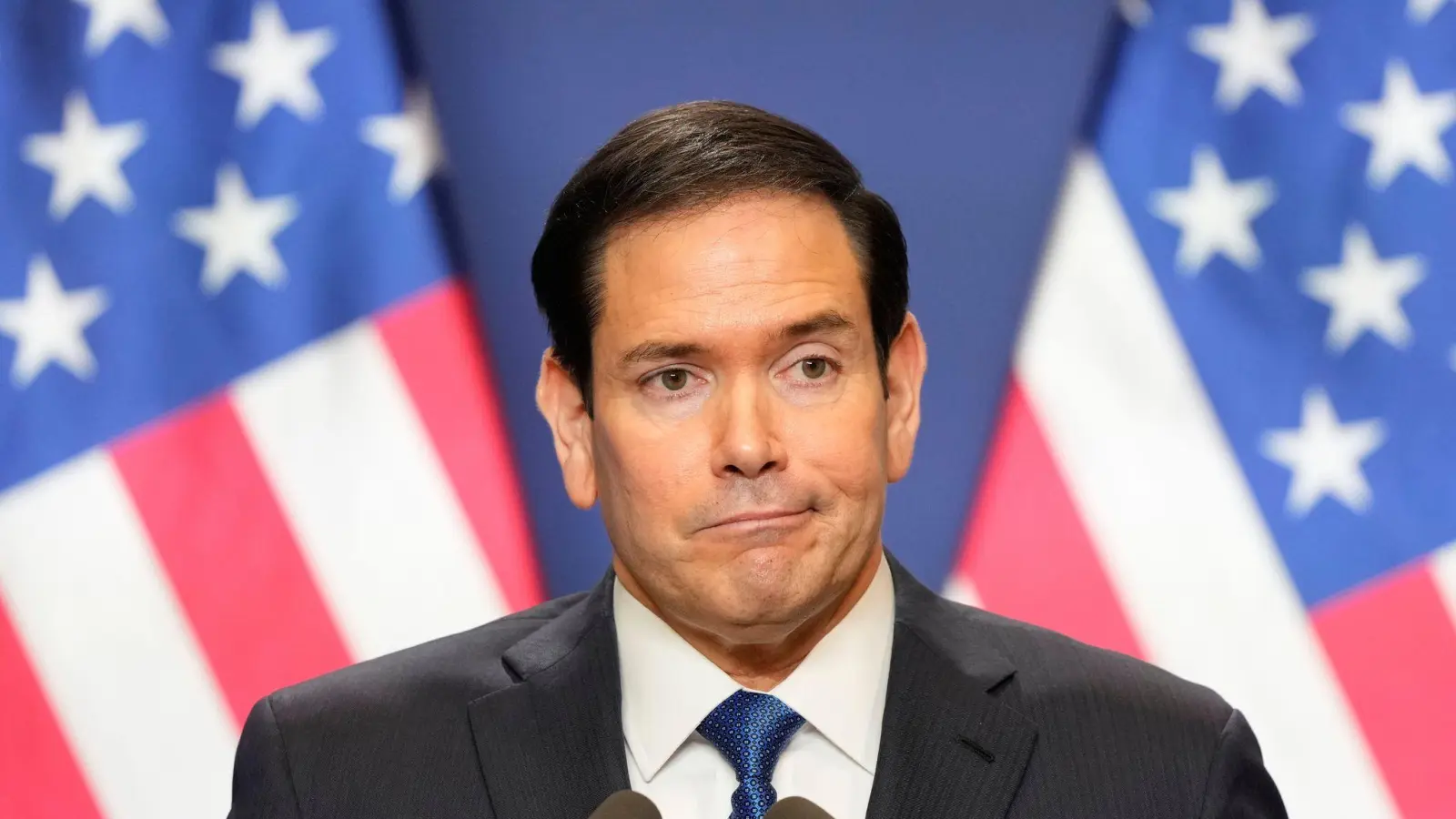 Der Iran versucht laut US-Außenminister Rubio, Interkontinentalraketen zu entwickeln. (Archivbild) (Foto: Alex Brandon/Pool AP/AP/dpa)