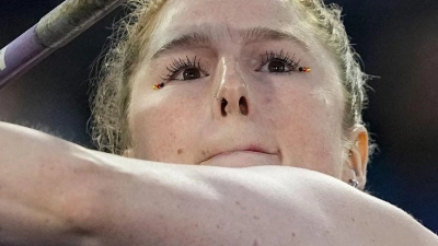  Julia Ulbricht gewann überraschend EM-Silber im Speerwurf. (Foto: Matthias Schrader/AP/dpa)