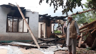 Die Situation zwischen Indien und Pakistan droht sich weiter zuzuspitzen. (Archivbild) (Foto: Junaid Bhat/AP/dpa)