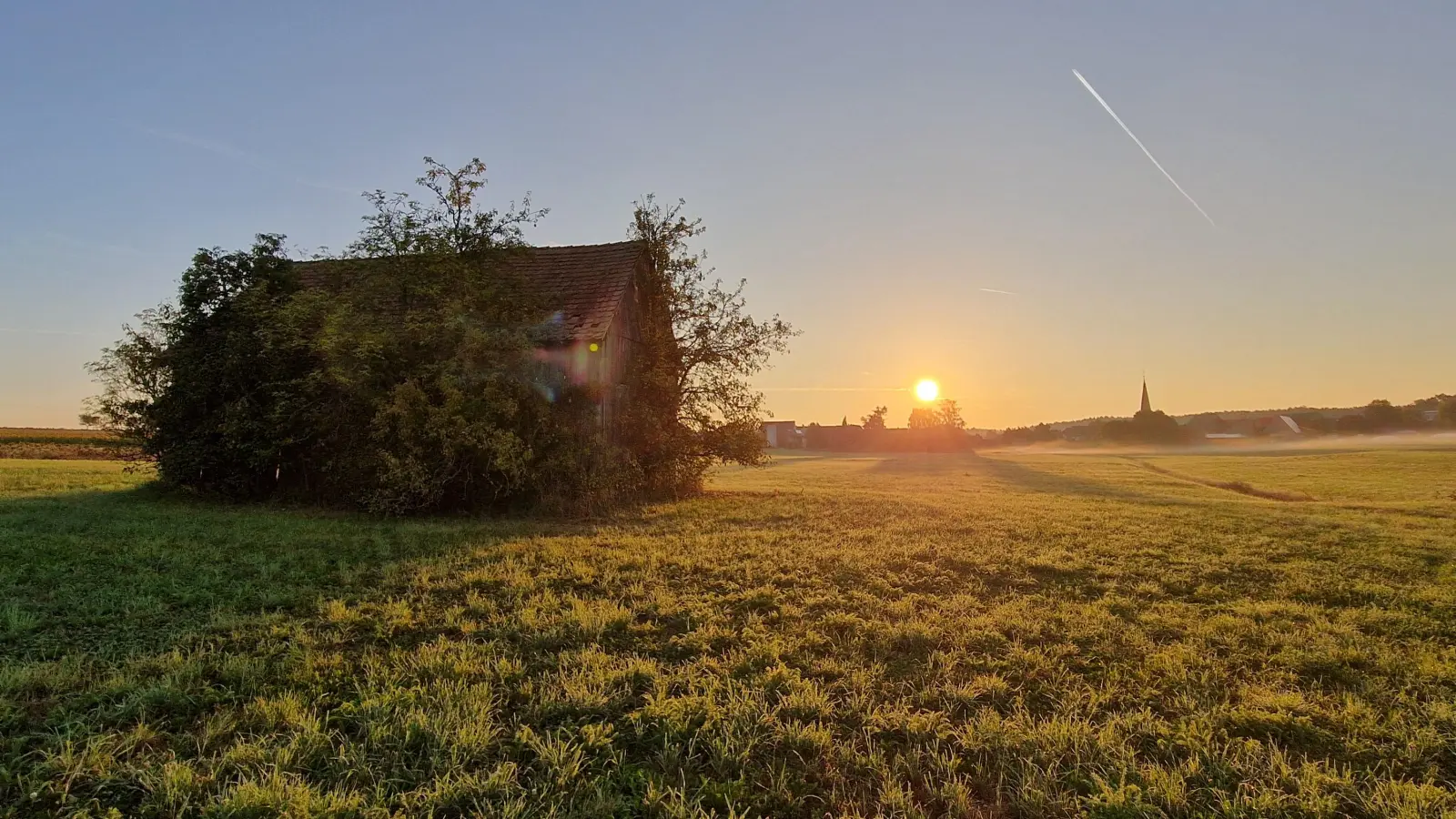 Morgendliche Idylle – gesehen in Rennhofen (Foto: Uwe Keil)