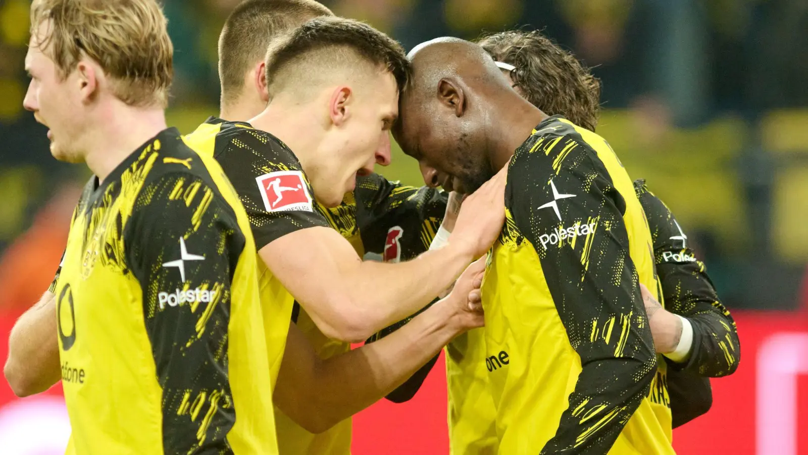 Doppelpack für BVB-Stürmer Serhou Guirassy (Foto: Bernd Thissen/dpa)