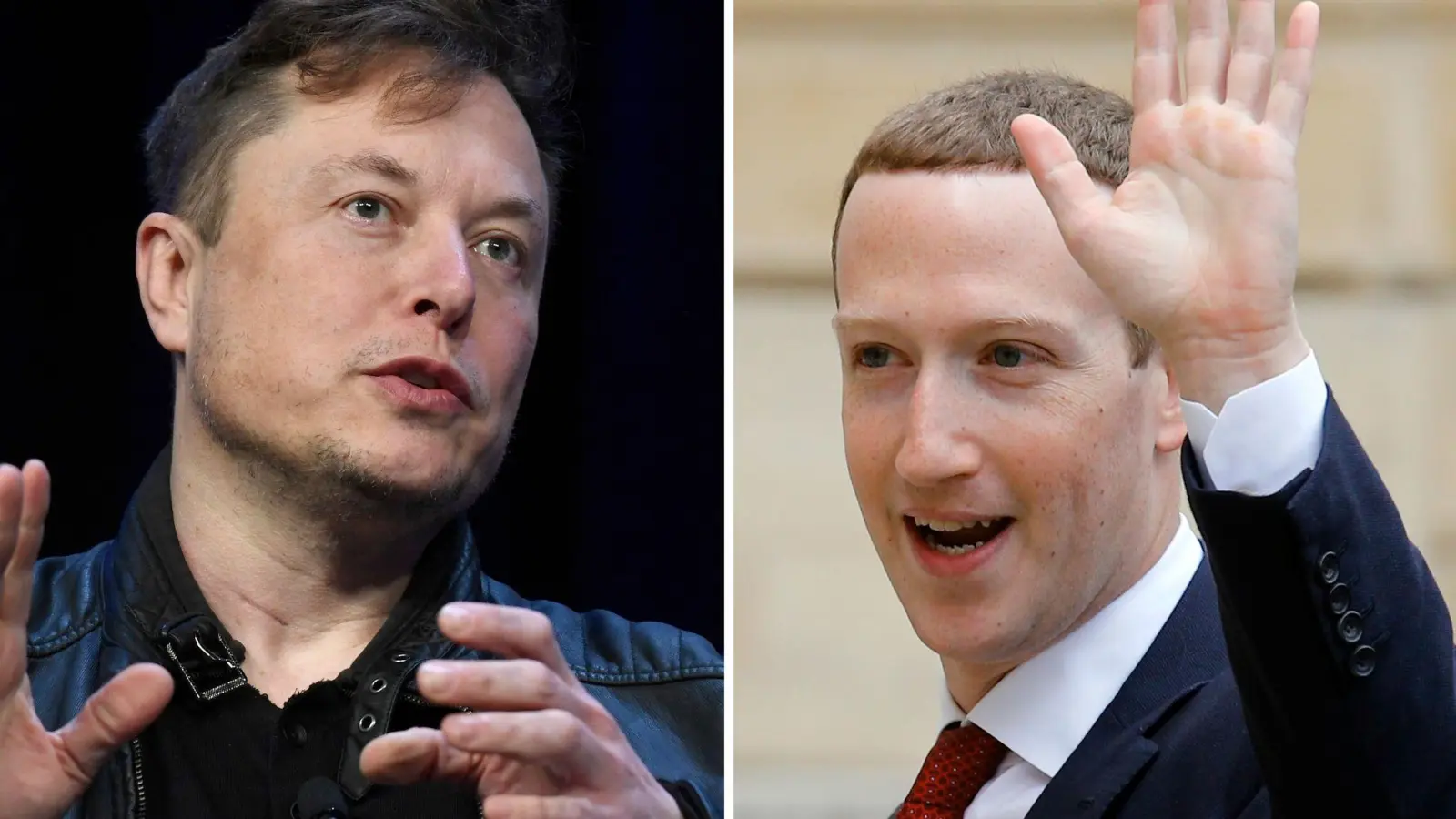 Facebook-Gründer Mark Zuckerberg hat die Geduld rund um den möglichen Käfigkampf mit Elon Musk verloren. (Foto: Susan Walsh/Francois Mori/AP/dpa)