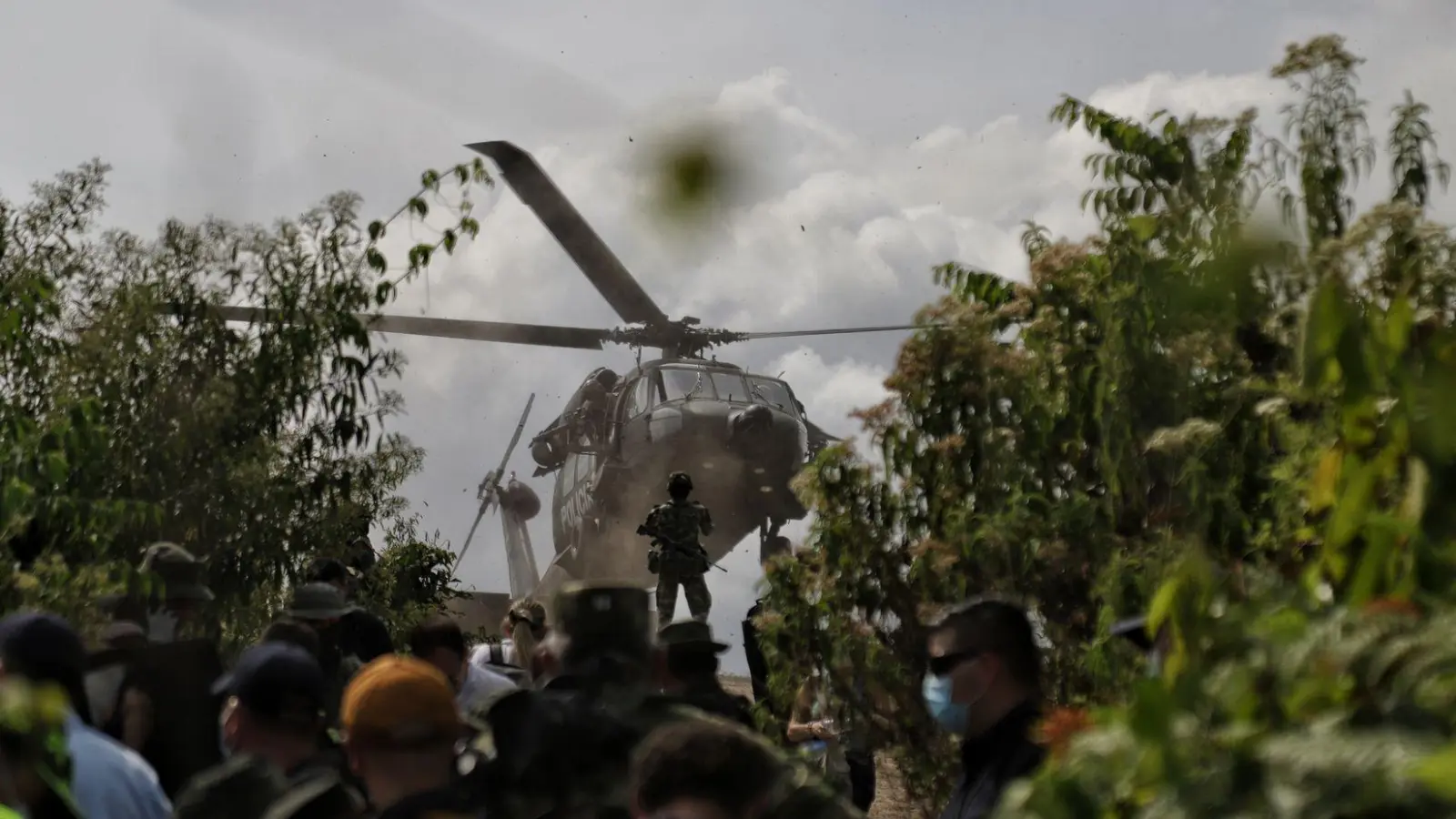 Kolumbiens Regierung hat fünf Kokainlabore nahe Ecuador zerstört. (Archivbild) (Foto: Álvaro Tavera/colprensa/dpa)