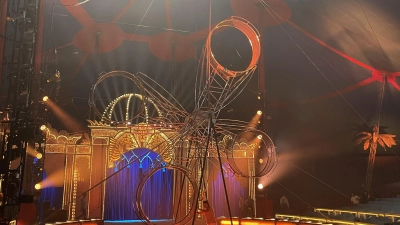 Beim Abbau nach der letzten Aufführung von Circus Krone am Sonntag (hier bei der Generalprobe am Mittwoch) kam es zu einem schweren Unfall. (Foto: Julia Zink)