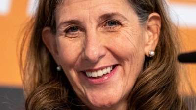 Landrätin Indra Baier-Müller verlässt die Freien Wähler. (Archivbild) (Foto: Peter Kneffel/dpa)