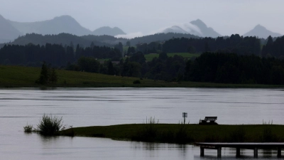 Am Alpenrand sind Gewitter angekündigt. (Archivfoto) (Foto: Karl-Josef Hildenbrand/dpa)