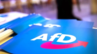 Eine Mehrheit will laut einer Umfrage nicht, dass die AfD Teil von Regierungsbündnissen wird. (Foto: Daniel Karmann/dpa)