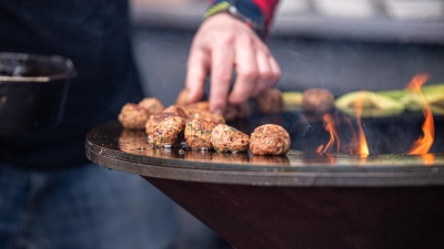 Leckeres vom Grill - und das zu 100 Prozent vegan: In Bad Windsheim wurden am Samstag die deutschen Meister in dieser Disziplin gekürt. (Foto: Mirko Fryska)