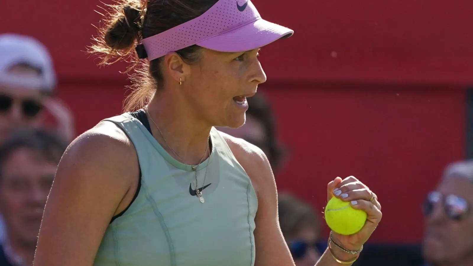 Steht in Eastbourne im Halbfinale: Tatjana Maria. (Archivbild) (Foto: Alberto Pezzali/AP/dpa)