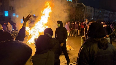 Die jüngsten Massenproteste wurden vom iranischen Staatsapparat blutig niedergeschlagen. (Archivbild) (Foto: Uncredited/UGC/AP/dpa)