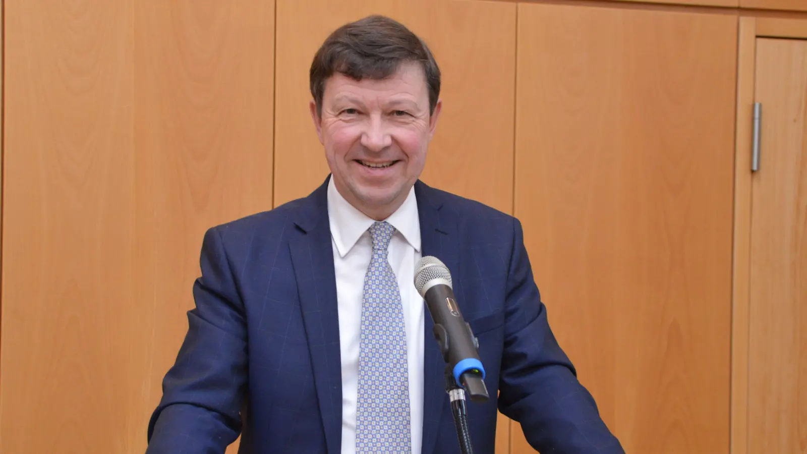 Jürgen Heckel kandidiert erneut als Bürgermeister für Bad Windsheim. (Foto: Johannes Zimmermann)