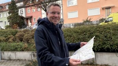 Rainer Weiskirchen hat einen Planeten-Radweg entworfen, den er gern gemeindeübergreifend im Raum Hagenbüchach, Wilhelmsdorf und Emskirchen realisieren würde. (Foto: Ute Niephaus )