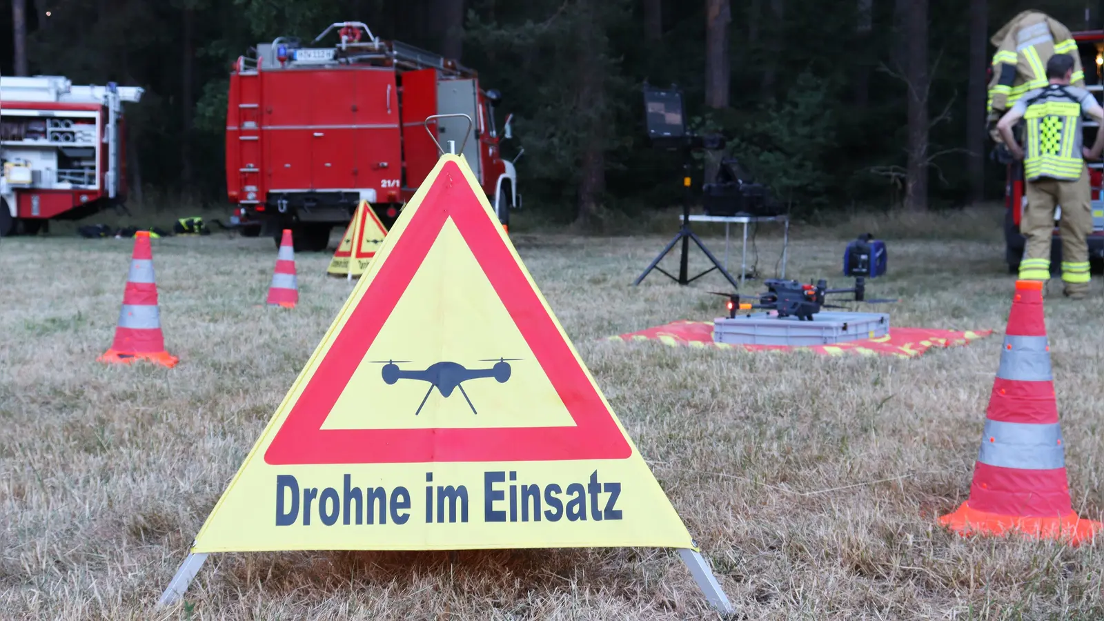 Durch eine Drohne wurde herausgefunden, wie groß das Ausmaß ist. (Foto: Antonia Müller)