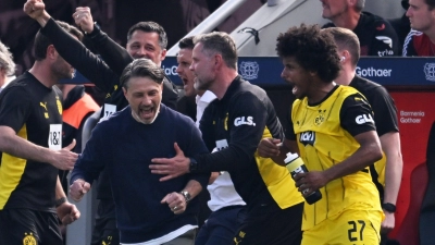 Der BVB hat die Champions-League-Qualifikation in eigener Hand. (Foto: Marius Becker/dpa)