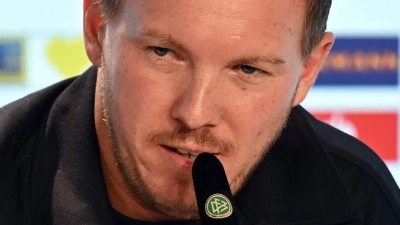 Julian Nagelsmann berichtet über seine Torwart-Pläne.  (Foto: Federico Gambarini/dpa)