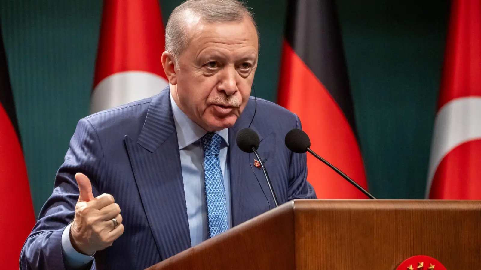 Für Erdogan ist der EU-Beitritt keine Priorität. (Archivbild) (Foto: Michael Kappeler/dpa)