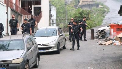 Über 2.500 Beamte waren bei der Operation gegen ein Verbrechersyndikat im Einsatz. (Foto: Jose Lucena/TheNEWS2 via ZUMA Press Wire/dpa)