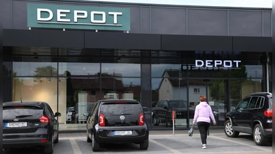 Die Filiale des Deko-Händlers Depot im Ansbacher Retti-Center ist nun dauerhaft geschlossen. (Foto: Johannes Hirschlach)