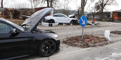 Der Unfall am 22. Februar 2025 in Kurzendorf hat nun ein juristisches Nachspiel. (Archivbild: NEWS5/Markus Zahn)