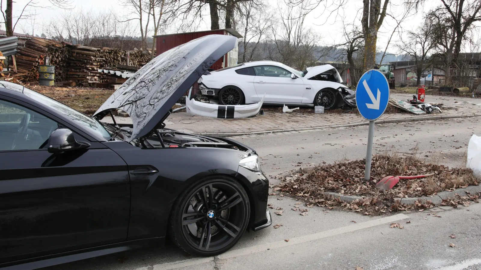 Der Unfall am 22. Februar 2025 in Kurzendorf hat nun ein juristisches Nachspiel. (Archivbild: NEWS5/Markus Zahn)
