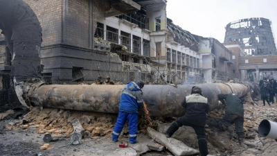 Die EU will die Ukraine beim Wiederaufbau von Infrastruktur unterstützen. (Archivbild) (Foto: -/Kyodo/dpa)