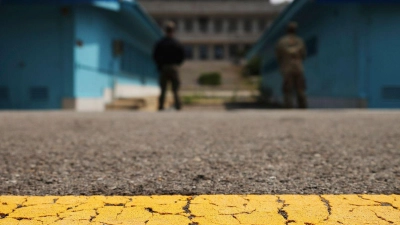 Die demilitarisierte Zone bildet bis heute die De-facto-Grenze zwischen Nord- und Südkorea. (Foto: Kim Hong-Ji/Pool ReutersPool Reuters/AP)