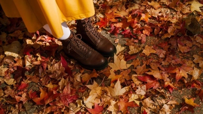 Am besten noch vor dem ersten Herbstspaziergang machen: neue Schuhe imprägnieren. (Foto: Natalia Deriabina/Westend61/dpa-tmn)