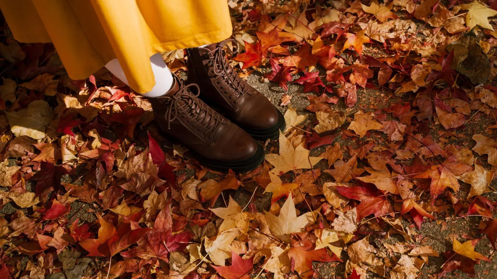 Am besten noch vor dem ersten Herbstspaziergang machen: neue Schuhe imprägnieren. (Foto: Natalia Deriabina/Westend61/dpa-tmn)