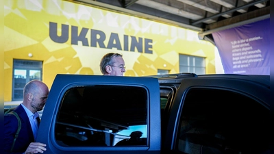 Pistorius strebt den Bau neuer Hightech-Waffen mit der Ukraine an.  (Foto: Kay Nietfeld/dpa)