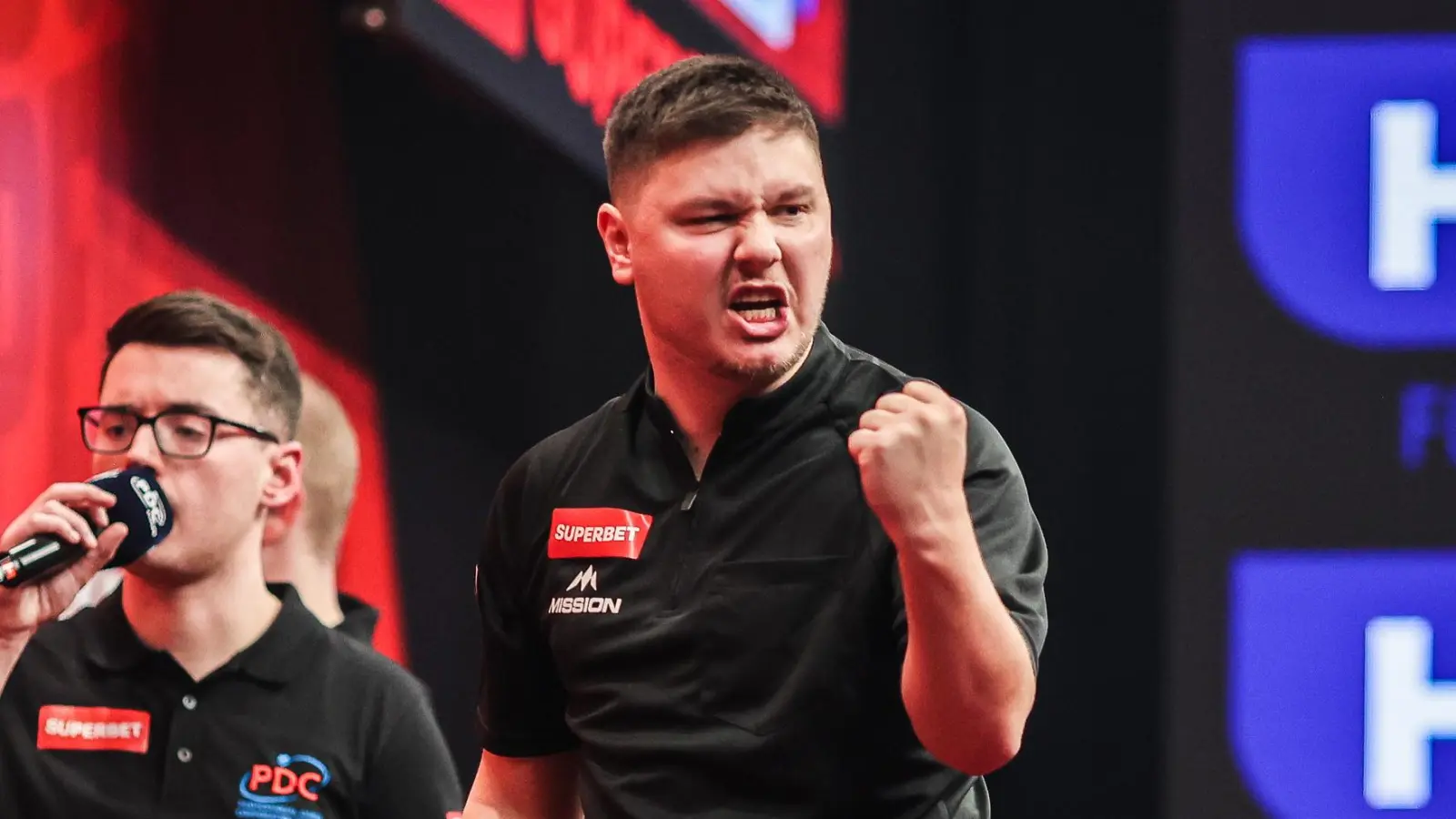 PDC European Tour, Poland Darts Open in Krakau, Marvin Kraft aus Bad Windsheim (DC La Bamba) (Foto: PDC Europe/Pawel Janczyk)