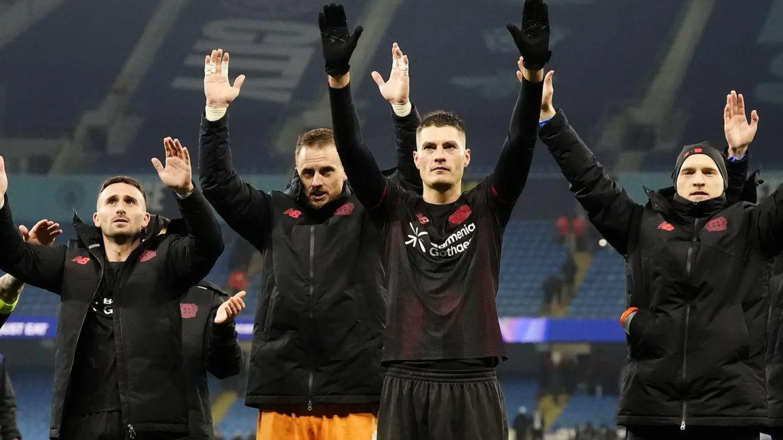 Bayer Leverkusen kommt mit Schub aus Manchester zum Duell gegen Dortmund. (Archivfoto) (Foto: Nick Potts/PA Wire/dpa)