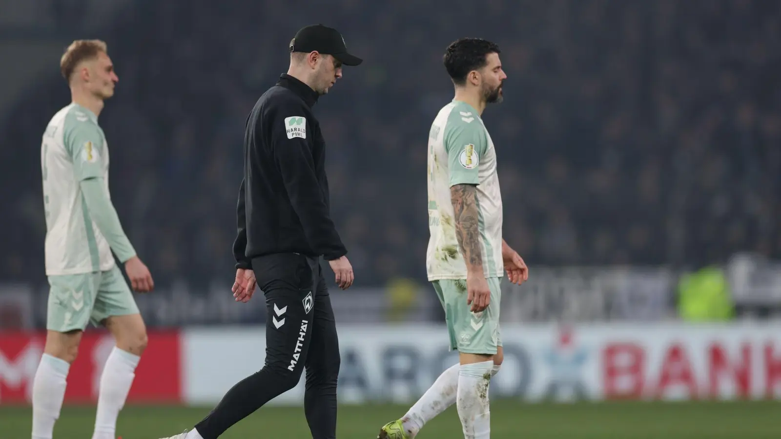 Werder Bremen hat in Bielefeld enttäuscht. (Foto: Friso Gentsch/dpa)