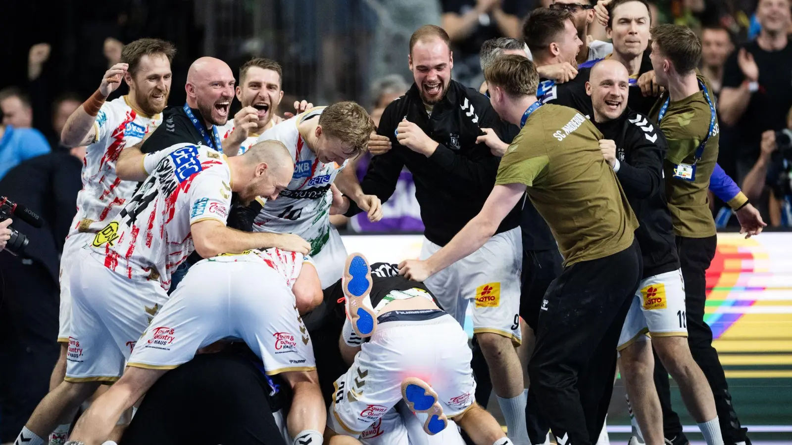 Der SC Magdeburg hofft auf seinen dritten Triumph in der Champions League.  (Foto: Marius Becker/dpa)