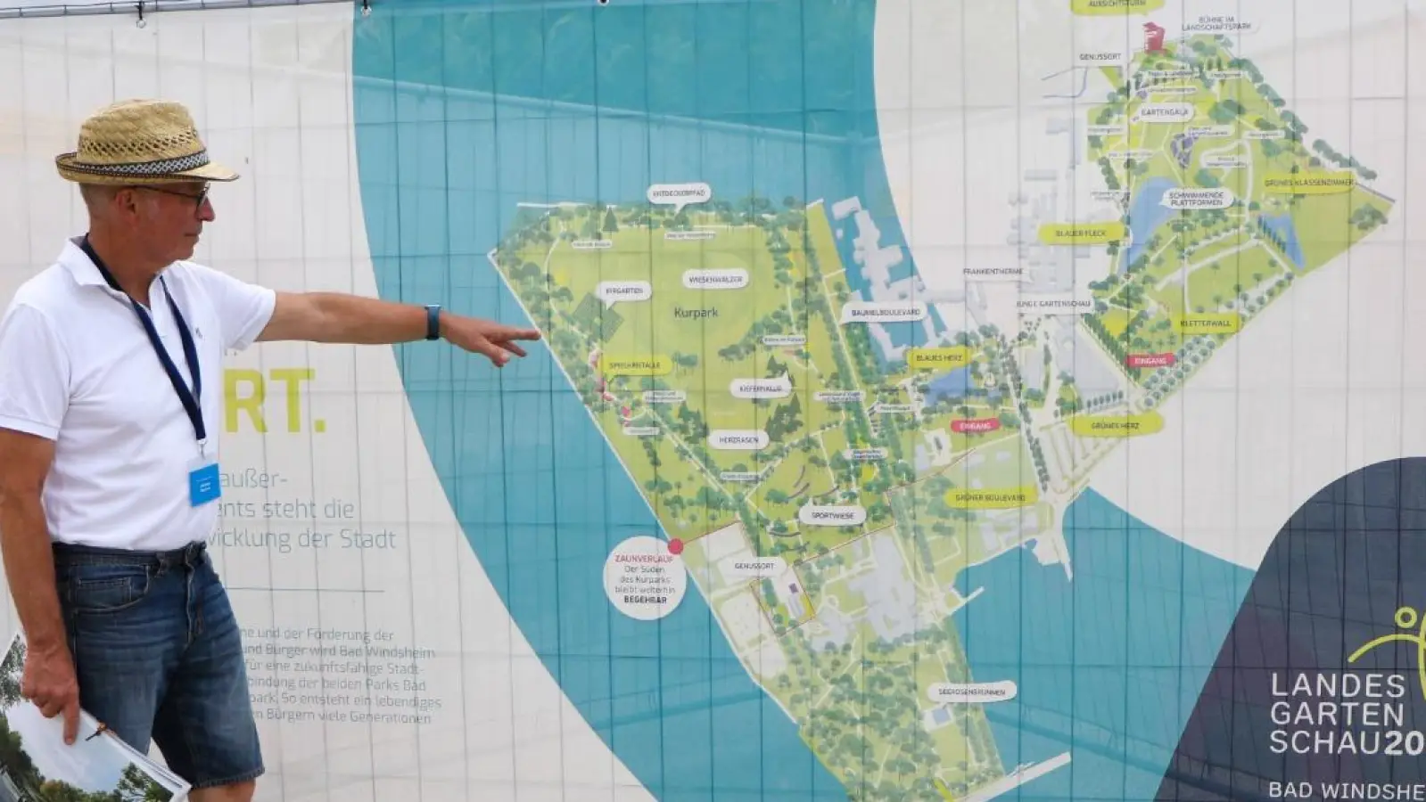 Andreas Buchner führte in den vergangenen Monaten viele Interessierte über das im Umbau befindliche Gelände. (Foto: Alexander Rausch )