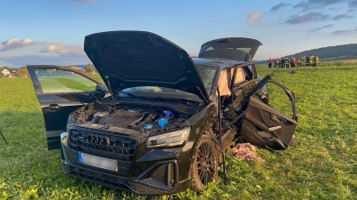Die Ursache für den schweren Unfall war noch unklar.  (Foto: Felix Besold/NEWS5/dpa)