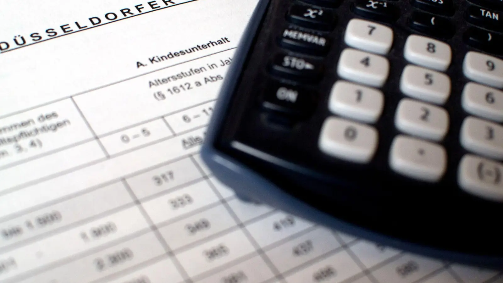 Die Offenlegungspflicht des Einkommens entfällt bei Zahlung des Höchstsatzes und unbegrenzter Leistungsfähigkeit. (Foto: Henning Kaiser/dpa)