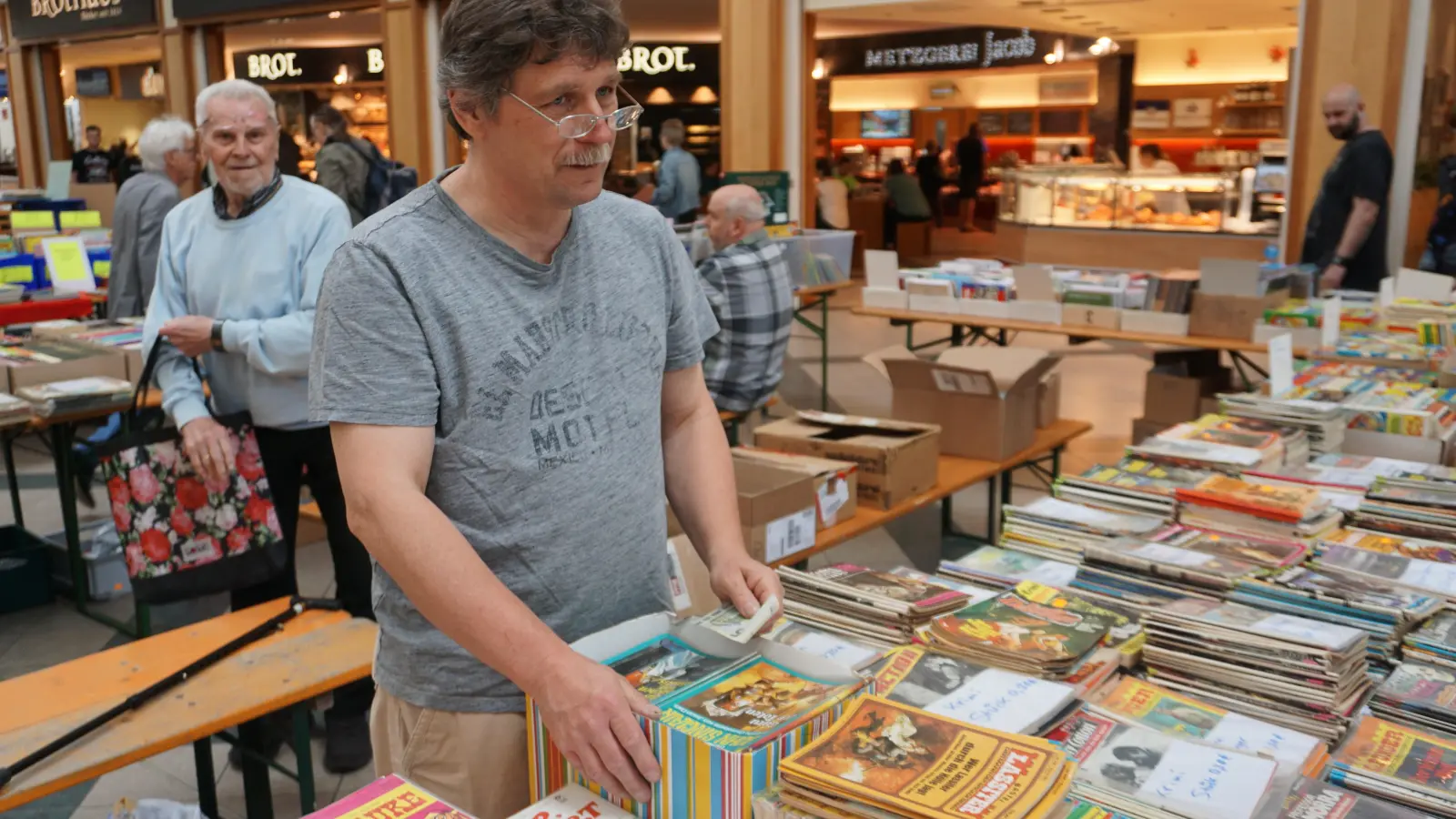 Er hat die Börse mitorganisiert: Michael Hauer. (Foto: Paul Wiese)