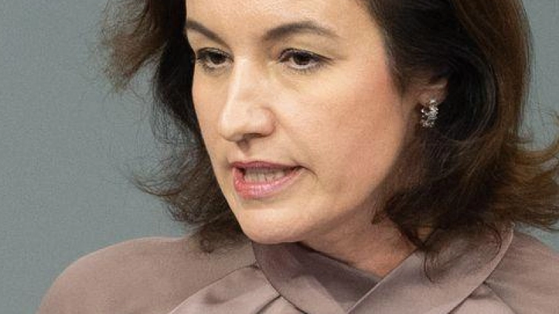 Bundesforschungsministerin Dorothee Bär (CSU) hatte laut Weimer Media für den Erhard-Gipfel bereits zugesagt. (Archivbild) (Foto: Markus Lenhardt/dpa)