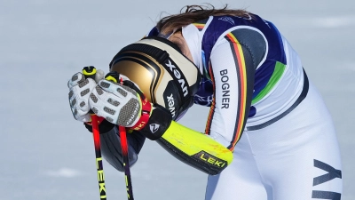 Medaille knapp verpasst: Lena Dürr fällt im zweiten Lauf bei Olympia noch zurück. (Foto: Michael Kappeler/dpa)