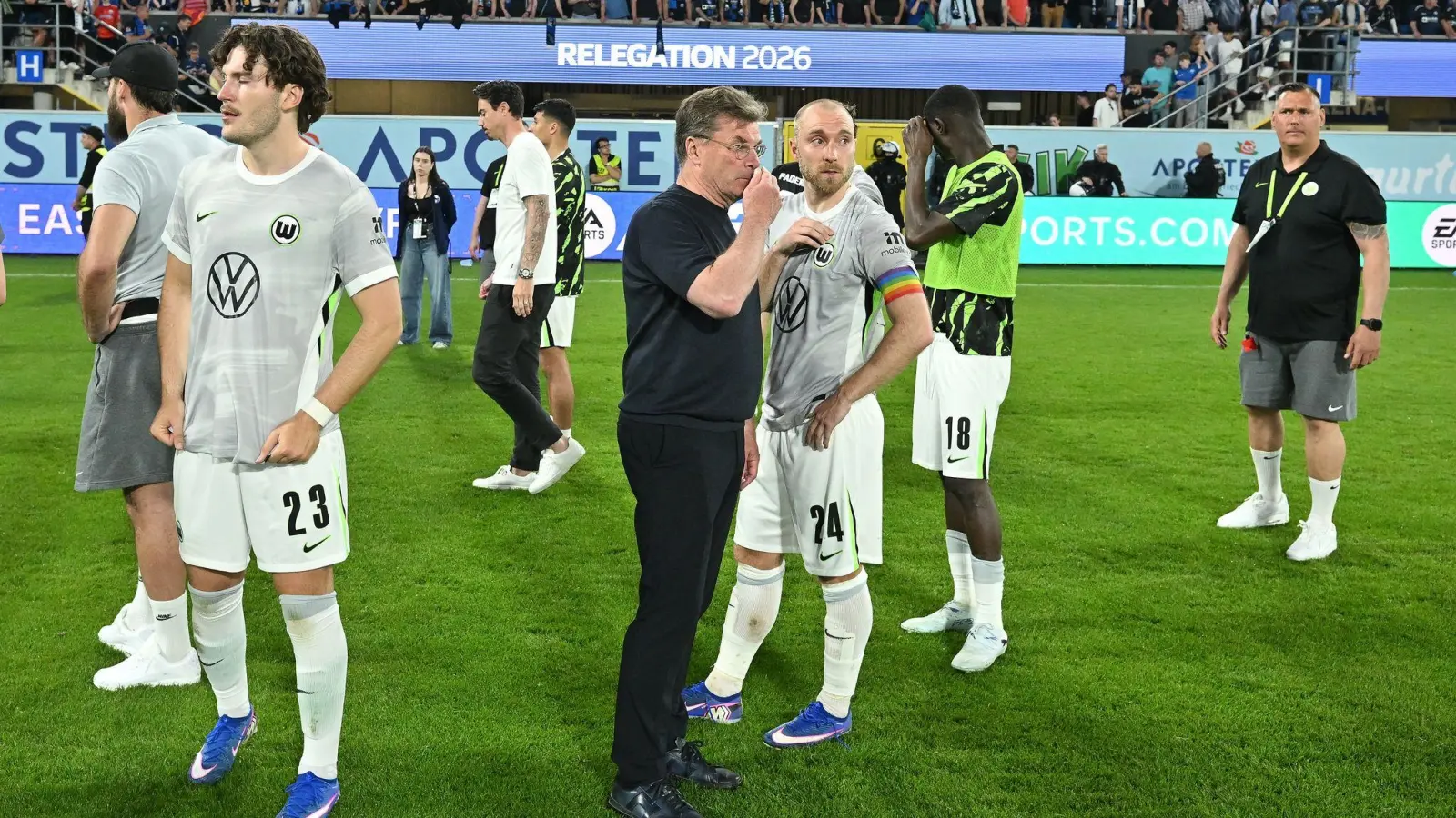 Christian Eriksen wird in der dänischen Heimat seine Reha starten. Ein Verbleib beim VfL ist offen. (Foto: Swen Pförtner/dpa)