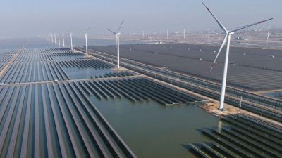 Solar ist die am schnellsten wachsende Energiequelle. (Foto: Ng Han Guan/AP/dpa)