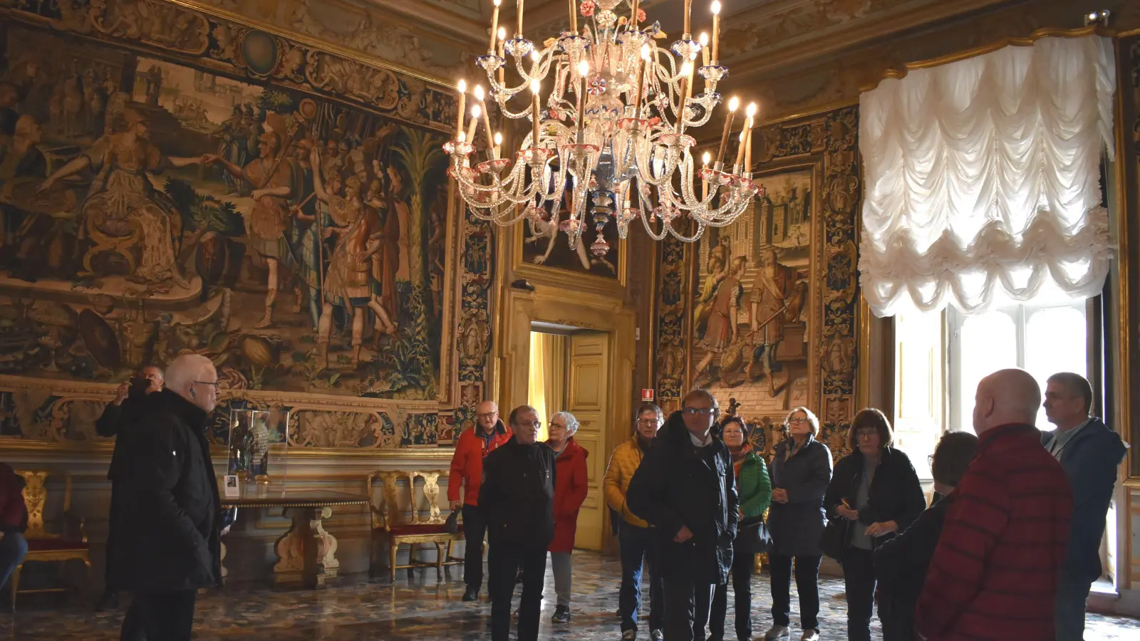 Ein besonders Highligt der FLZ-Reise war der Besuch des Palozzo Colonna. Der noch bewohnte Adelspalast zählt zu den größten und ältesten Palästen Roms, der sich in Privatbesitz befindet. (Foto: Ute Niephaus)