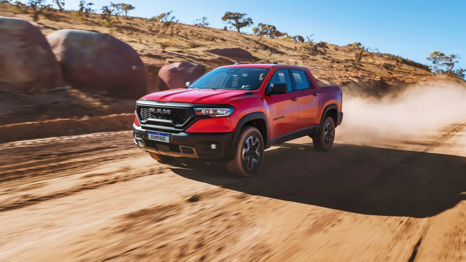 Ram bringt mit dem Rampage ab 2026 einen neuen Pick-up nach Europa: Das Modell misst 5,03 Meter und zielt auf Lifestyle-Kunden statt Gewerbetreibende. (Foto: Ram/dpa-tmn)