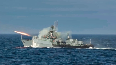 Ein Generalmajor der russischen Marine ist bei einem ukrainischen Raketenangriff getötet worden. (Symbolbild) (Foto: Russian Defense Ministry Press Service/AP/dpa)