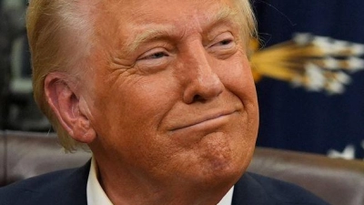 Heute will Trump seinen Favoriten für die Spitze der mächtigen Fed bekanntgeben. (Archivbild) (Foto: Evan Vucci/AP/dpa)