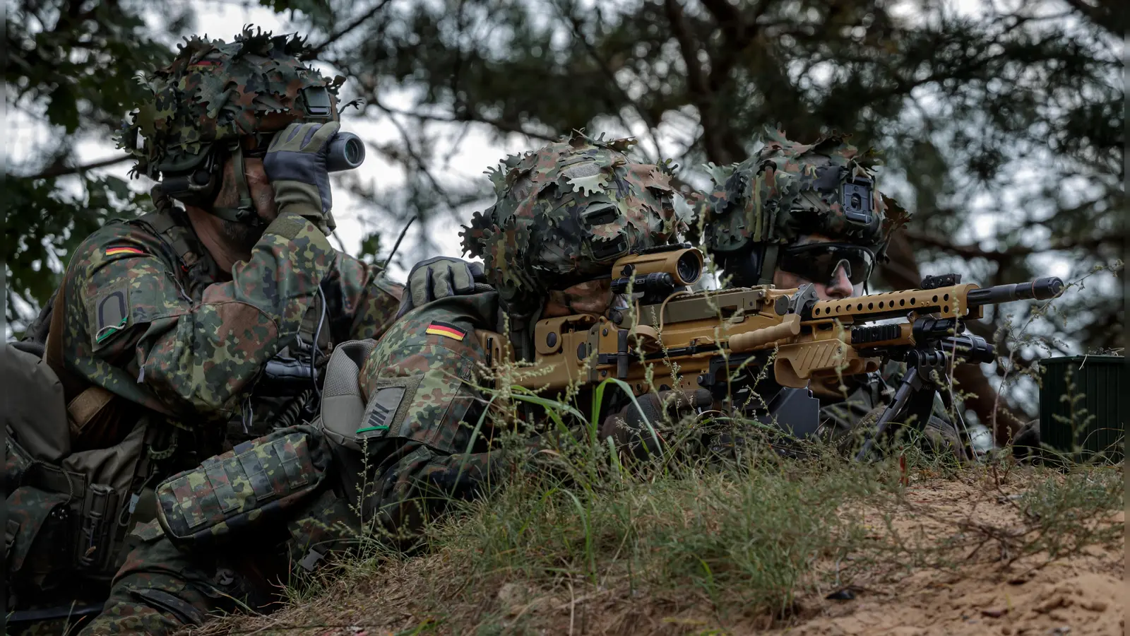Die Bundeswehr übt im Landkreis Neustadt/Aisch-Bad Windsheim. (Symbolbild: Bundeswehr/Marco Dorow)