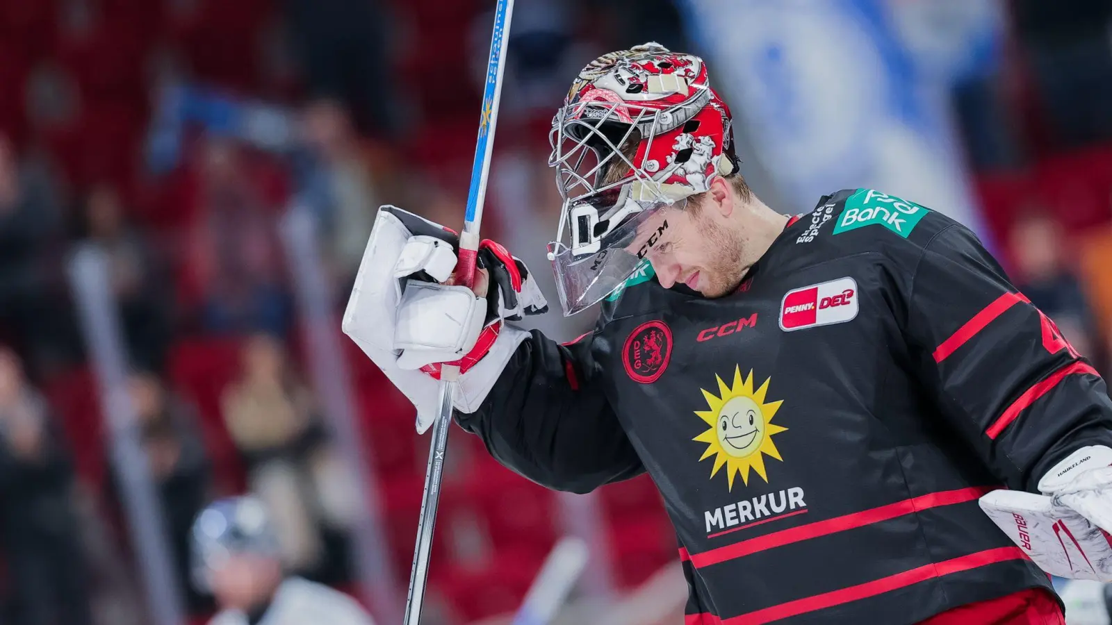 Der frühere DEG-Keeper Henrik Haukeland hat Straubing verlassen, nun gibt es für die Tigers Ersatz. (Archivbild) (Foto: Rolf Vennenbernd/dpa)