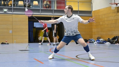 Wladislaw Kuguschew (in der vergangenen Saison) gewann beim Saisonauftakt in Unterdürrbach sein Einzel und das Mixed zusammen mit Anja Böhm. (Foto: Martin Rügner)